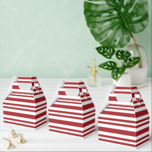 Weihnachts-Candy-Cane-Streifen Geschenkschachtel