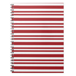 Weihnachts-Candy-Cane-Streifen Notizblock