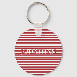 Weihnachts-Candy-Cane-Streifen Schlüsselanhänger