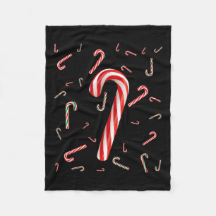 Weihnachts Candy Cane Weihnachtsmannmütze Xmas Hol Fleecedecke