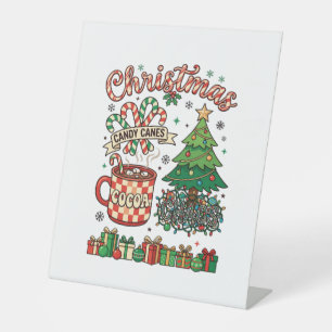 Weihnachts Candy Canes Kakao Chaos Baum Tasse Gesc Sockelschild