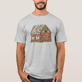 Weihnachts Candy Covered Gingerbread House Xmas T- T-Shirt