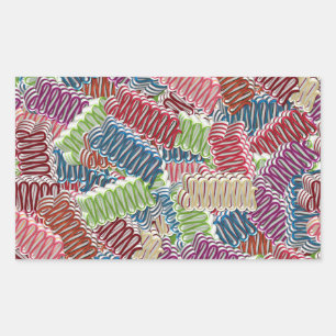 Weihnachts-Candy-RECTANGLE STICKERS