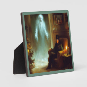 Weihnachts-Carol-Geist der Weihnachtsgeschichte Fotoplatte