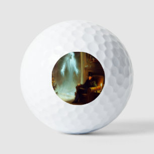 Weihnachts-Carol-Geist der Weihnachtsgeschichte Golfball