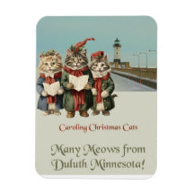 Weihnachts-Caroling Cats Duluth Minnesota
