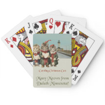 Weihnachts-Caroling Cats Duluth Minnesota