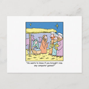 Weihnachts-Cartoon Dreise Wise Kings Computerspiel Feiertagspostkarte