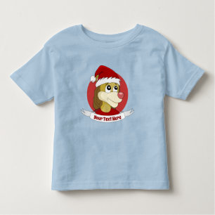 Weihnachts-Cartoon mit einem niedlichen Löwen-T -  Kleinkind T-shirt