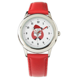 Weihnachts-Cartoon mit niedlichem Panda Armbanduhr