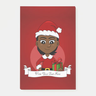 Weihnachts-Cartoon Post-it Klebezettel