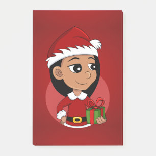 Weihnachts-Cartoon Post-it Klebezettel