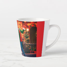 Weihnachts-Cartoon Tanzprinzessin Latte Tasse