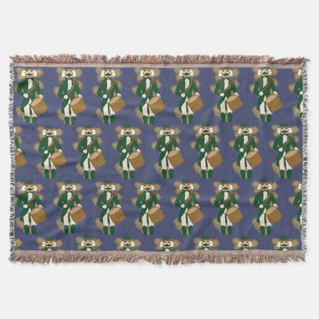 Weihnachts-Casse-Noisette Marineblau Decke (Vorderseite)