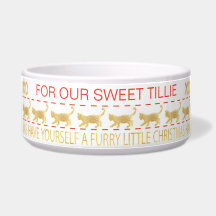 Weihnachts-CAT-Kugel "GOLD/UGLY SWEATER"