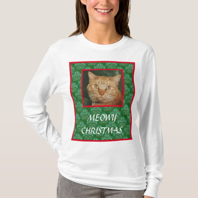Weihnachts CAT Sweat Shirt (Vorderseite)