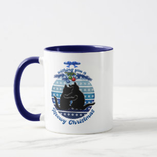 Weihnachts-Cat-Tasse, Weihnachten Tasse