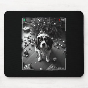 Weihnachts-Cavalier-King-Charles-Spaniel auf Mousepad
