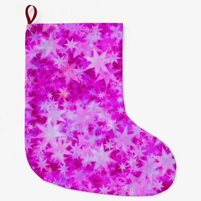 Weihnachts Celestial Bloom Großer Weihnachtsstrumpf (Vorderseite)