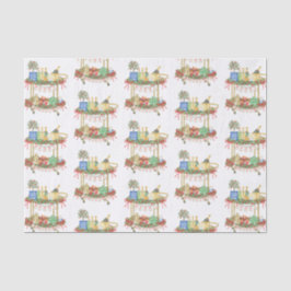 Weihnachts-Champagner-Bar Seidenpapier