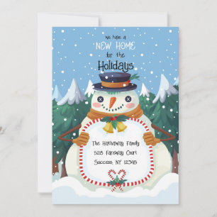Weihnachts-Charta-Neue-Heimat-Urlaubskarte Feiertagskarte