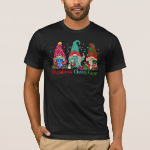 Weihnachts-Cheer-Crew Gnome Schnee passend fein T-Shirt