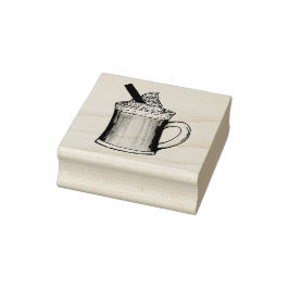 Weihnachts-Cheer Holiday Eggnog Egg Nog Drink Gummistempel