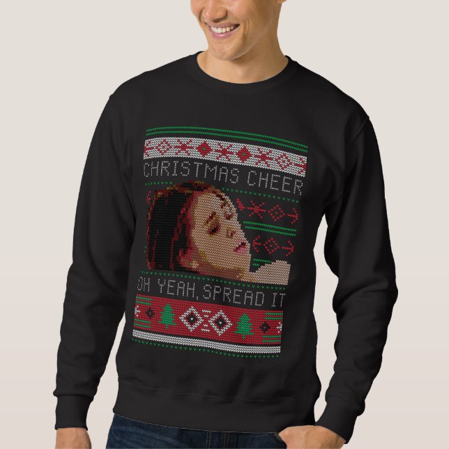 Weihnachts-Cheer Oh, ja, verbreiten Sie es Weihnac Sweatshirt (Vorderseite)