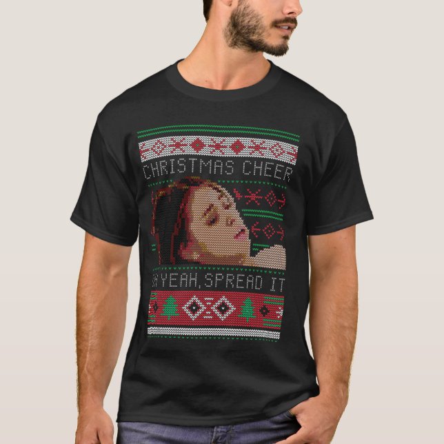 Weihnachts-Cheer Oh, ja, verbreiten Sie es Weihnac T-Shirt (Vorderseite)