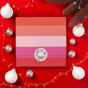 Weihnachts Chef Red Stripes Urlaub Seidenpapier