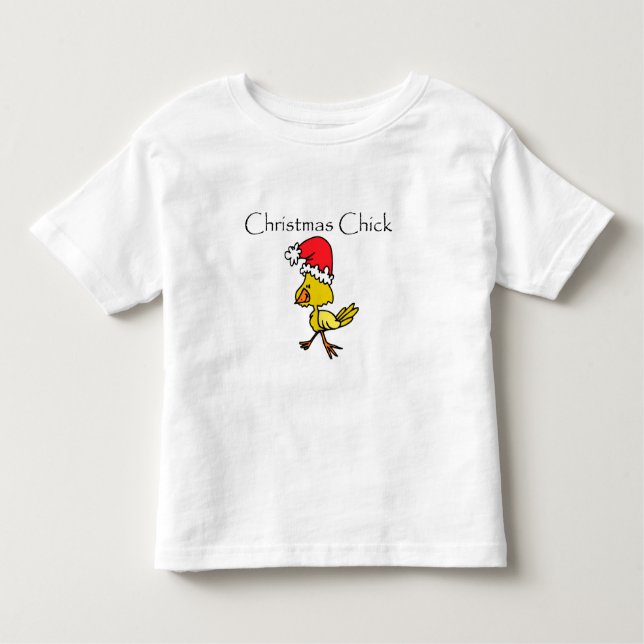 Weihnachts-Chick-Shirts und Geschenke Kleinkind T-shirt (Vorderseite)