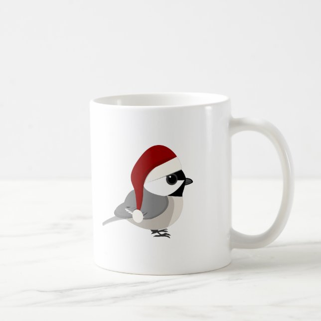 Weihnachts-Chickadee Tasse (Rechts)