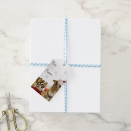 Weihnachts-Chihuahua-Hunde Geschenkanhänger