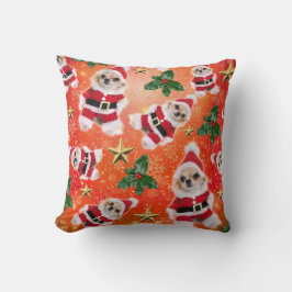 Weihnachts-Chihuahua Kissen