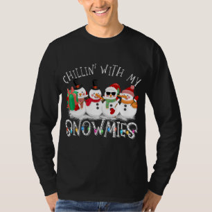 Weihnachts-Chillin mit meinen Schneemassen hässlic T-Shirt