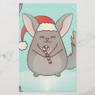 Weihnachts-Chinchillas Briefpapier