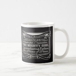 Weihnachts-Christliche Chalkboard-Schrift Kaffeetasse