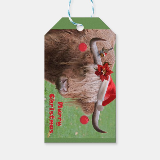 Weihnachts-Chums-Geschenktags Geschenkanhänger (Vorderseite)