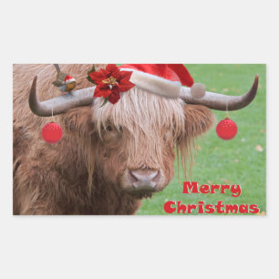Weihnachts-Chums-Sticker Rechteckiger Aufkleber