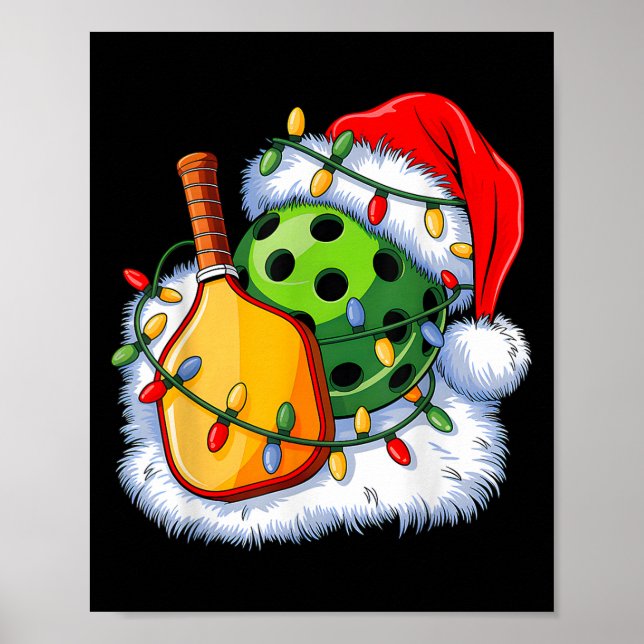 Weihnachts-Ckleball Santa Xmas Ckleball Lover Men  Poster (Vorne)