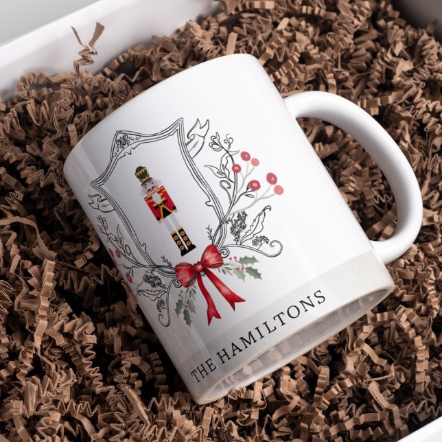 Weihnachts Classic Nutcracker personalisierte Mug Kaffeetasse (Von Creator hochgeladen)