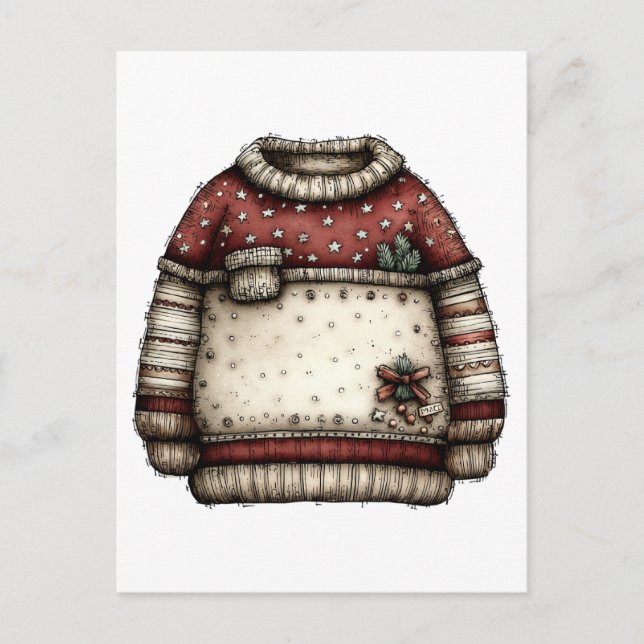 Weihnachts-ClipArt-Sammlung | Teddybär  Postkarte (Vorderseite)