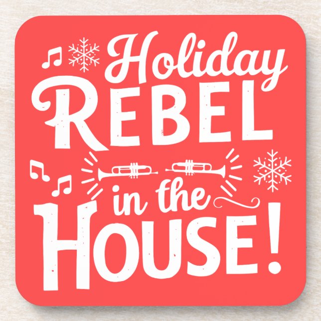 Weihnachts-Coaster Getränkeuntersetzer (Vorderseite)