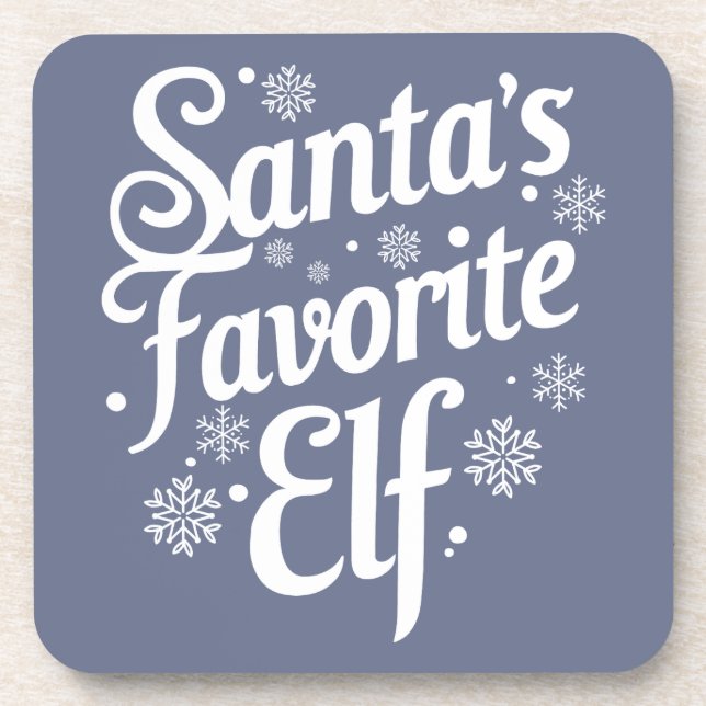 Weihnachts-Coaster Getränkeuntersetzer (Vorderseite)