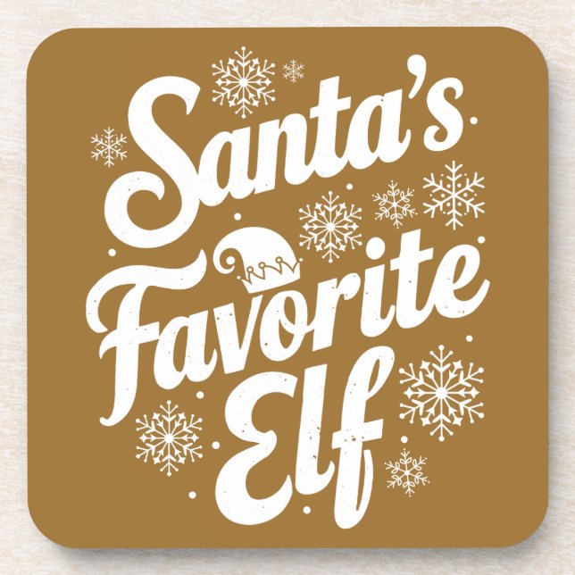 Weihnachts-Coaster Getränkeuntersetzer (Vorderseite)