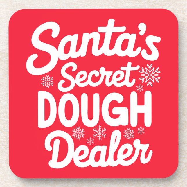 Weihnachts-Coaster Getränkeuntersetzer (Vorderseite)