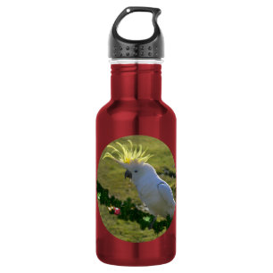 Weihnachts-Cockatoo-Vogel in Australien Edelstahlflasche