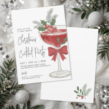 Weihnachts-Cocktail-Party