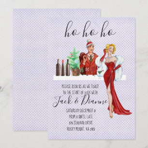 Weihnachts-Cocktailparty Einladung