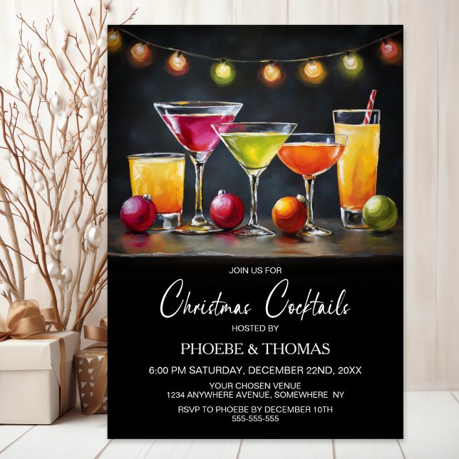 Weihnachts-Cocktailparty Einladung (Von Creator hochgeladen)